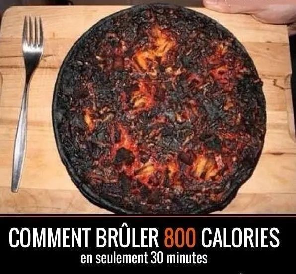 comment bruler 800 calories