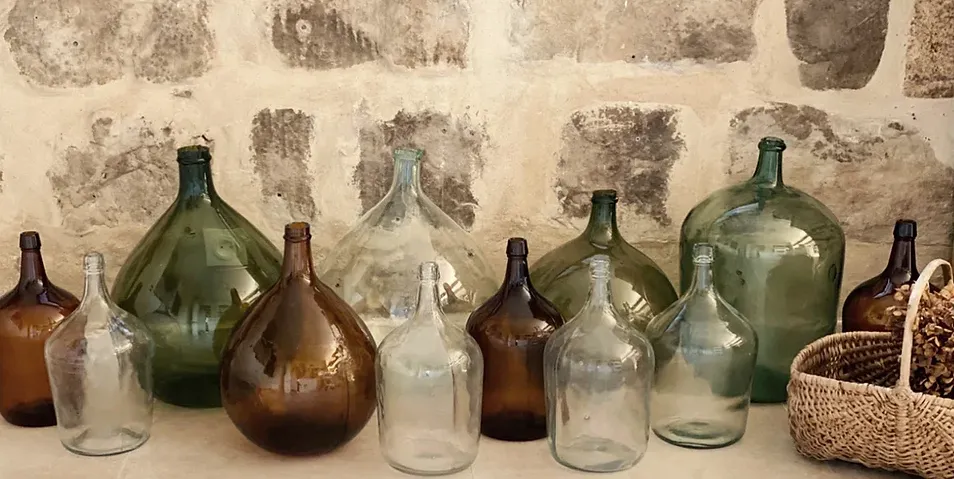 Dame jeanne et bonbonne de 5 Litres