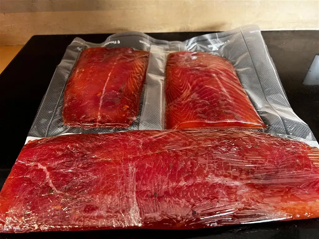 conservation du gravlax sous vide