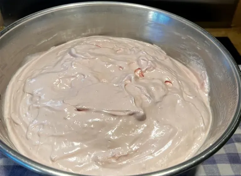 une fois tous les ingredients incorporés