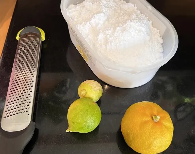 préparation des ingredients suivants