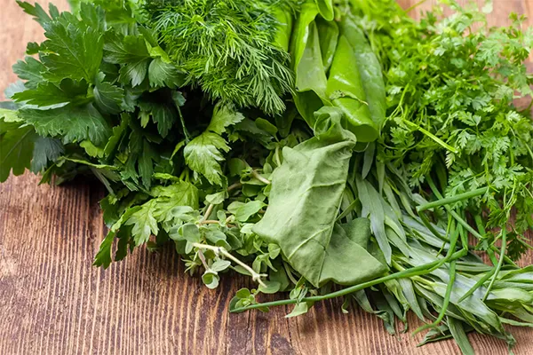 les herbes fraiches dite fines herbes de fast is néfaste