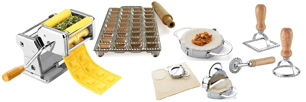 les accessoires pour faires des raviolis maison