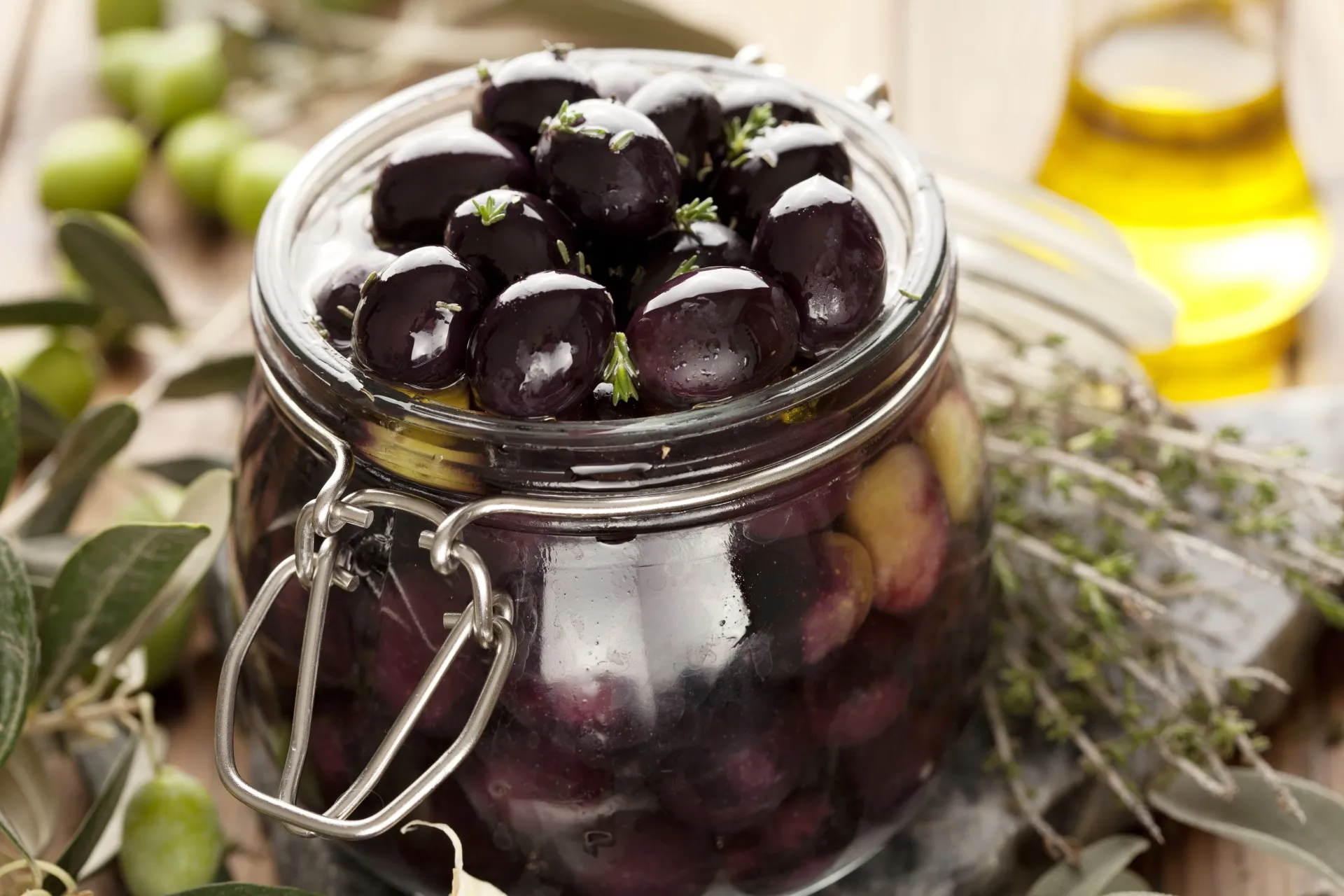 olives noires en saumure pour la ratatouille