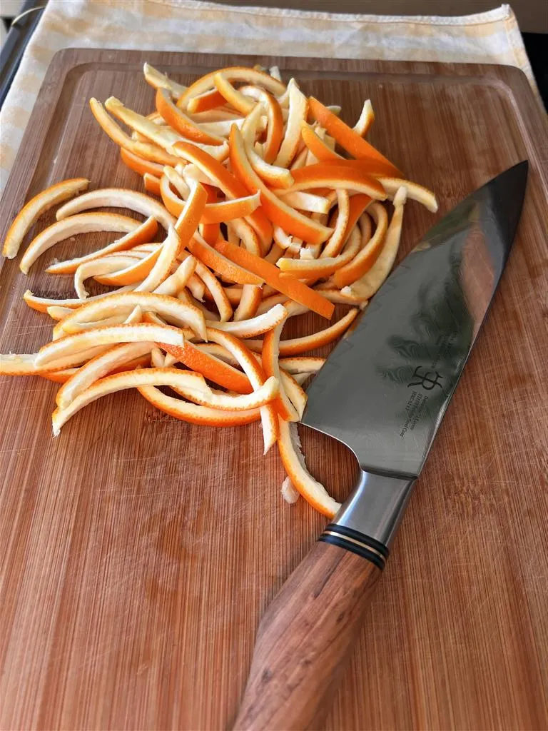 préparation des ingredients suivants