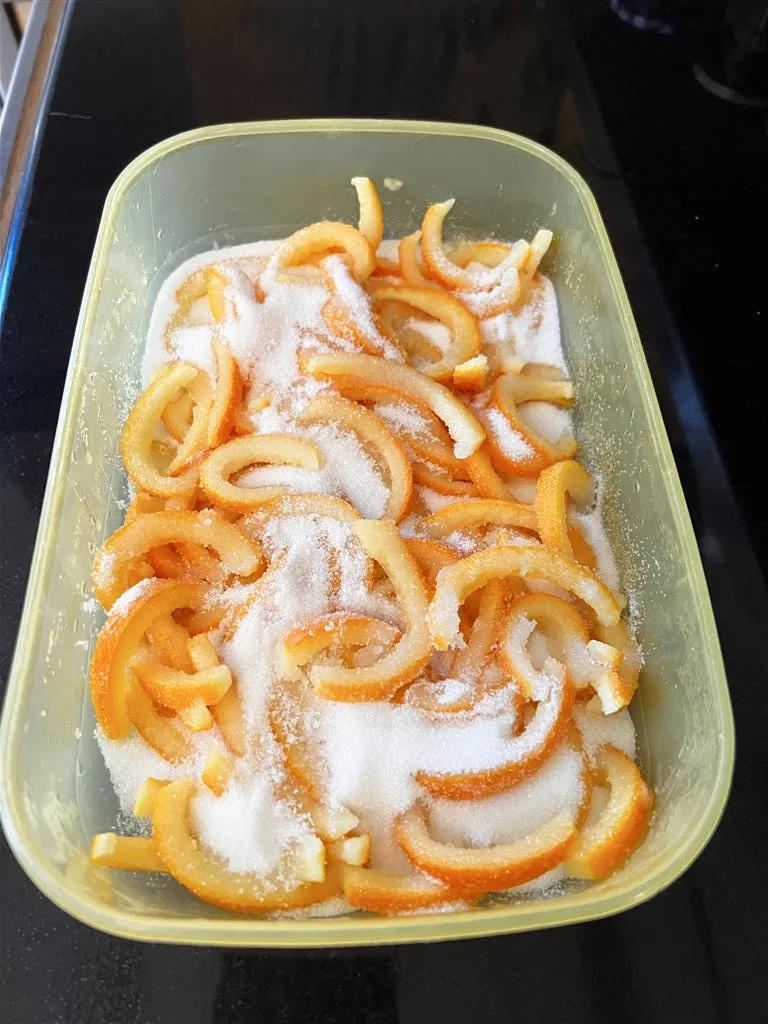 on prépare le sucre glace