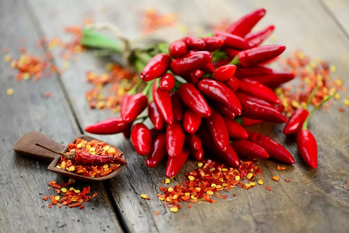 les piments rouges