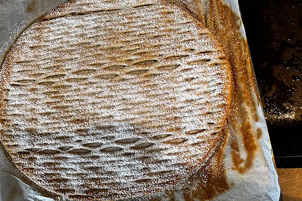 saupoudrer au sucre glace