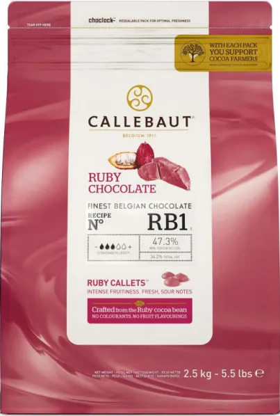 Ruby RB1 le chocolat naturellement rose