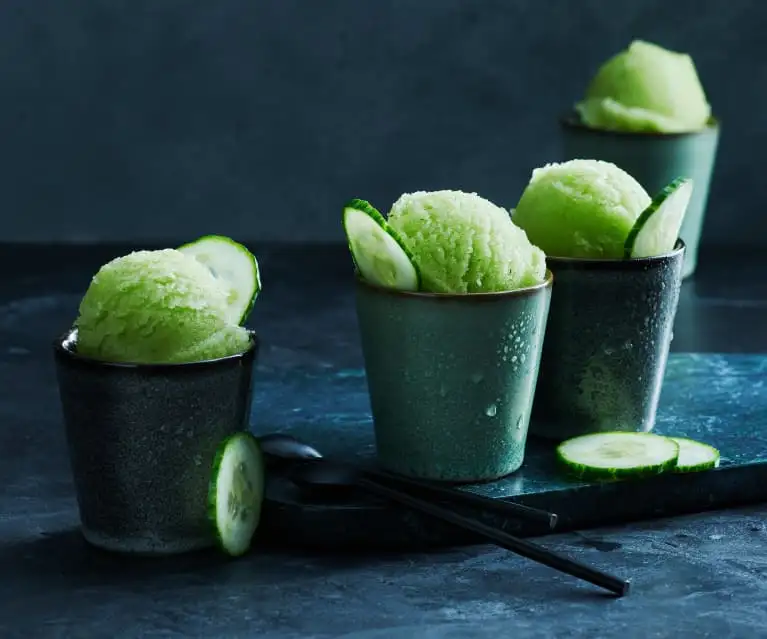 Y'a plus qu'a déguster ce super sorbet hyper rafraichissante