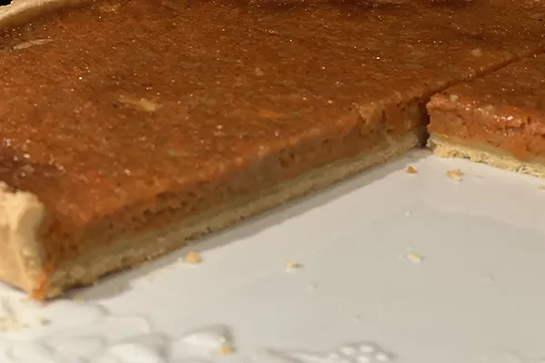 degustation de la tarte a la courge