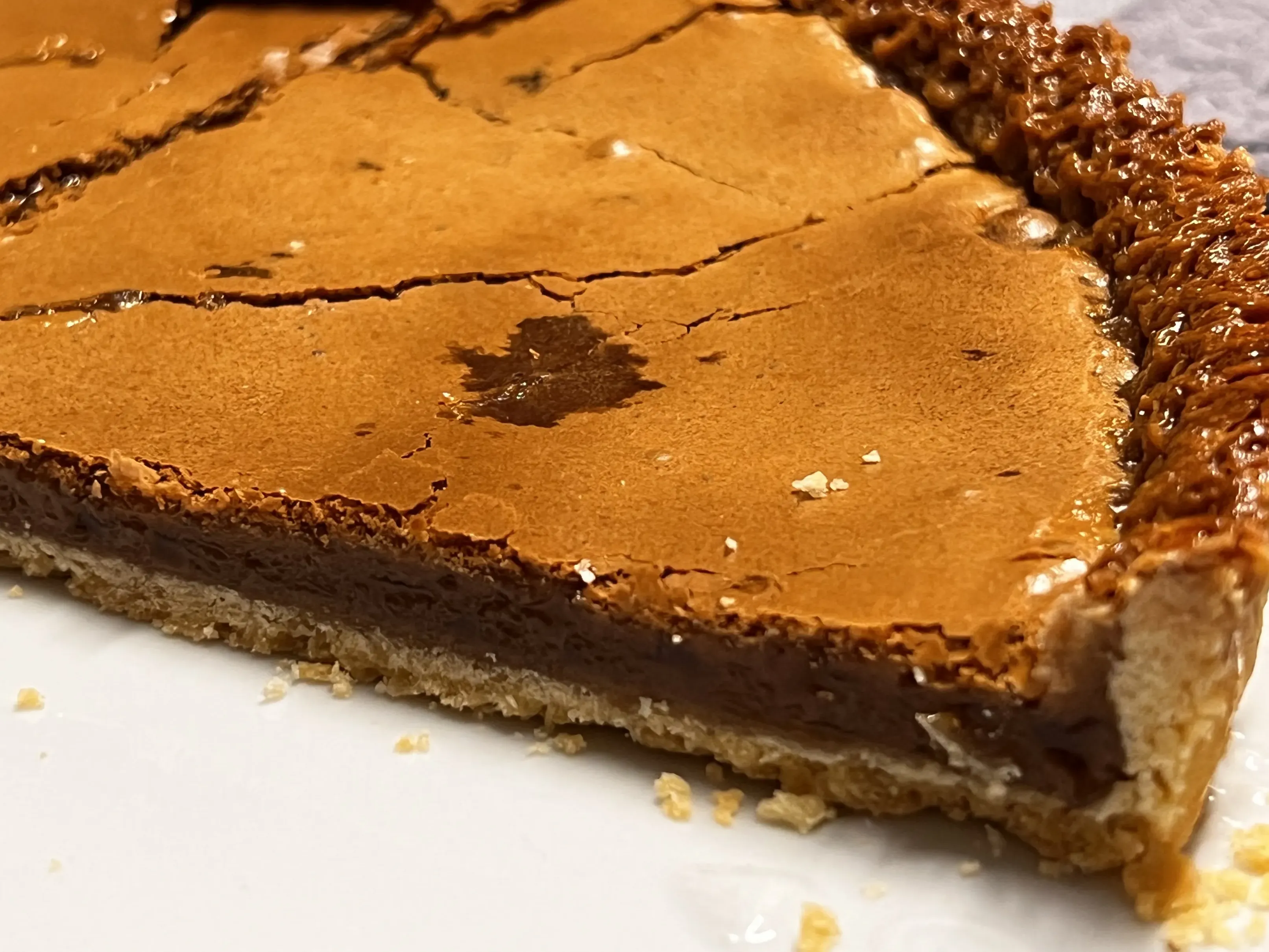 dégustation de la tarte au sirop d'érable